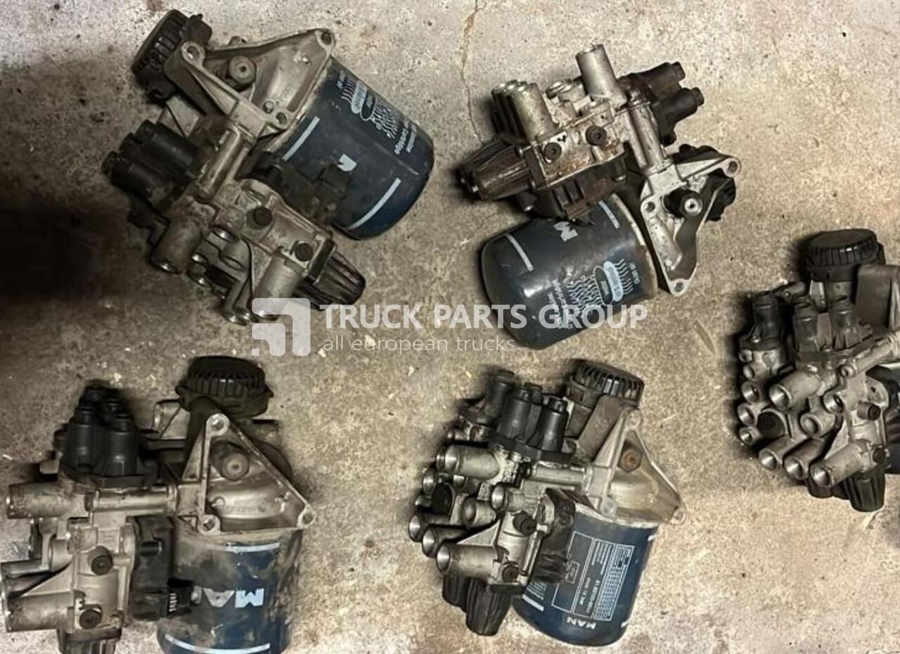 MAN EURO6 WAB air dryer TGA, TGX 81521086031, 9325103020, 9325103000, 36521086000, 81521086027, 8845100360, 81521086028, 9325103010 - Brake parts for Truck: picture 1 MAN EURO6 WAB air dryer TGA, TGX 81521086031, 9325103020, 9325103000, 36521086000, 81521086027, 8845100360, 81521086028, 9325103010 - Brake parts for Truck: picture 1