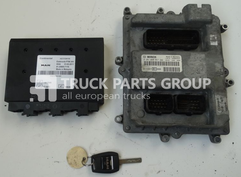 MAN TGX, TGS ignition set >>>>> BOSCH 0281020067 ECU EDC + PTM + chi control unit - ECU for Truck: picture 1 MAN TGX, TGS ignition set >>>>> BOSCH 0281020067 ECU EDC + PTM + chi control unit - ECU for Truck: picture 1