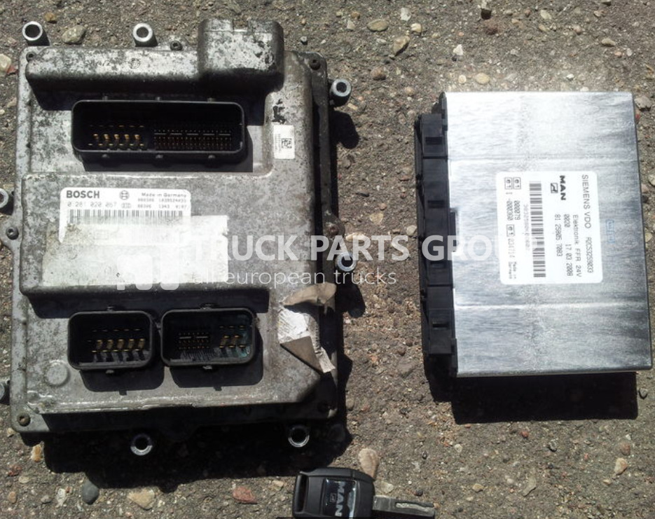 MAN TGX ignition set >>>>> BOSCH 0281020067 + PTM + chip key, EURO 5 control unit - ECU for Truck: picture 1 MAN TGX ignition set >>>>> BOSCH 0281020067 + PTM + chip key, EURO 5 control unit - ECU for Truck: picture 1