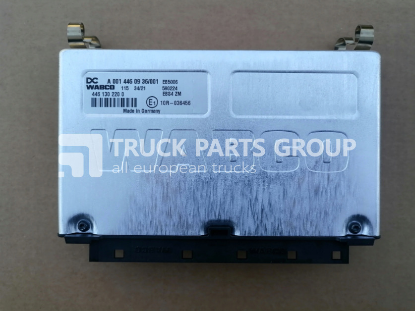 Mercedes Actros MP5 EURO6 emission, EBS4 control unit, EB5006 brake control unit by WABCO 0014463236, 4461302230, 0014462436, 4461302210, 0014462736, 0014462736, 0004467936, 0004469236, 0004468836, 00 - ECU for Truck: picture 1 Mercedes Actros MP5 EURO6 emission, EBS4 control unit, EB5006 brake control unit by WABCO 0014463236, 4461302230, 0014462436, 4461302210, 0014462736, 0014462736, 0004467936, 0004469236, 0004468836, 00 - ECU for Truck: picture 1