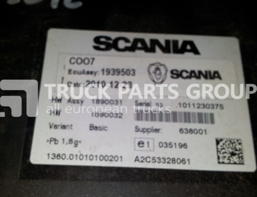 SCANIA R, P, G, T, L series EURO5, EURO6, XPI COO7 EDC, ECU, control un control unit - ECU for Truck: picture 3 SCANIA R, P, G, T, L series EURO5, EURO6, XPI COO7 EDC, ECU, control un control unit - ECU for Truck: picture 3
