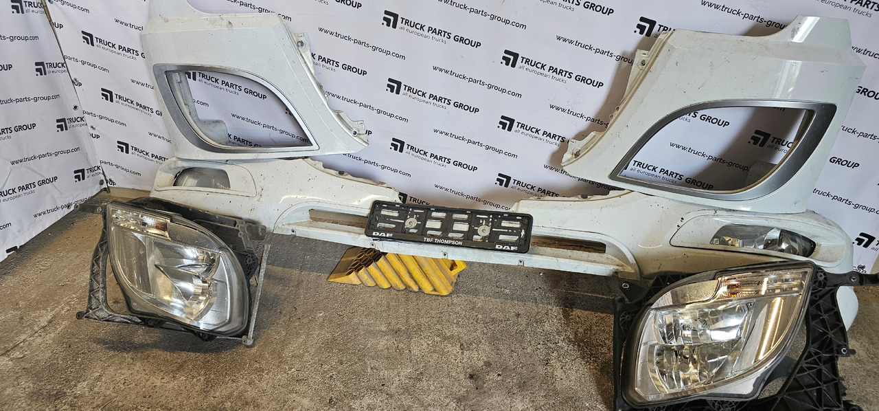 DAF DAF XF 106 EURO6 emission front parts set, bumper set, lamps, brackets, plastic body panels set, step wells, fenders, handles andunit 1953385, 1880378, 1880379, 1933685, 1948243, 1948244, 18288 - Spare parts: picture 1 DAF DAF XF 106 EURO6 emission front parts set, bumper set, lamps, brackets, plastic body panels set, step wells, fenders, handles andunit 1953385, 1880378, 1880379, 1933685, 1948243, 1948244, 18288 - Spare parts: picture 1