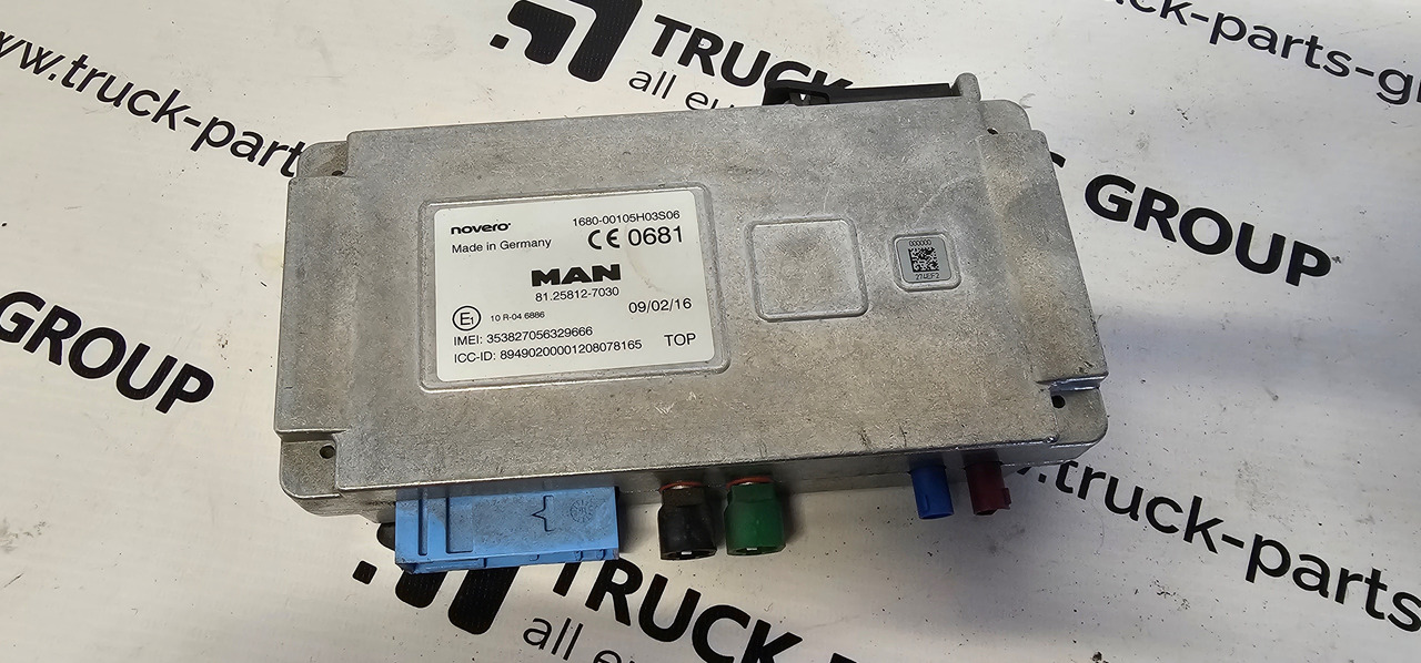 MAN MAN TGX / TGS EURO6 emission telematic on board module by NOVERO 81258127030, 81258127033, 81258127031, 81258127032, 81258127023, 81258127025, 81258127026, 81258127027, 81258129038. - Spare parts for Truck: picture 1 MAN MAN TGX / TGS EURO6 emission telematic on board module by NOVERO 81258127030, 81258127033, 81258127031, 81258127032, 81258127023, 81258127025, 81258127026, 81258127027, 81258129038. - Spare parts for Truck: picture 1