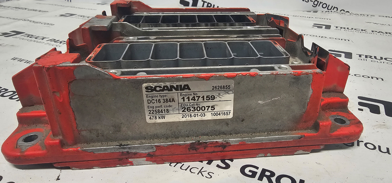 SCANIA SCANIA T, P, G, R, L, S series EURO6 ECU EMS XPI engine control unit DC16384A, 2630075, 2258418, 2626885, DC16 384A, 1924091, 1857180, 2190554, 2238615, 2289717, 2330863, 2325334, 2304230, 2332976, - Spare parts: picture 2 SCANIA SCANIA T, P, G, R, L, S series EURO6 ECU EMS XPI engine control unit DC16384A, 2630075, 2258418, 2626885, DC16 384A, 1924091, 1857180, 2190554, 2238615, 2289717, 2330863, 2325334, 2304230, 2332976, - Spare parts: picture 2