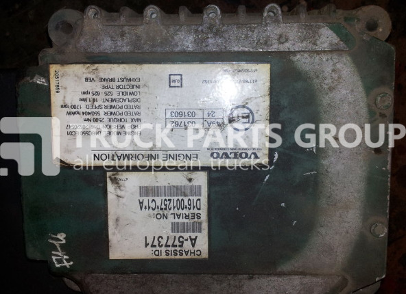 VOLVO FH16, D16C engine type engine control unit, 20520547, 20577131, control unit - ECU for Truck: picture 1 VOLVO FH16, D16C engine type engine control unit, 20520547, 20577131, control unit - ECU for Truck: picture 1