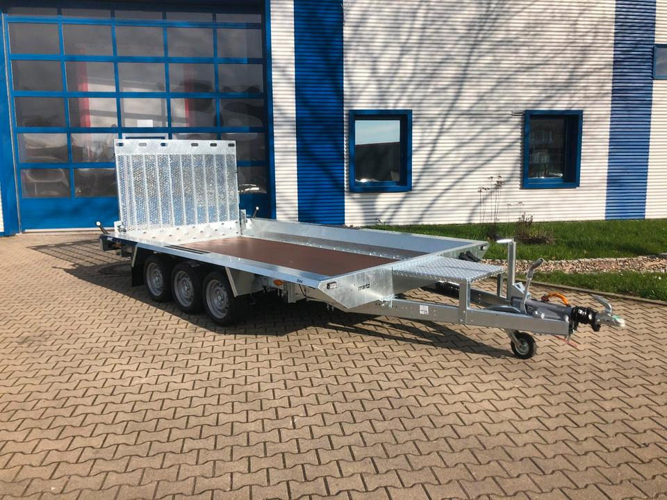 Martz 3-Achs Anhänger Maschinen Tieflader 3500KG *INKL.19% MWST*100KMH*SOFORT!* - Plant trailer: picture 2 Martz 3-Achs Anhänger Maschinen Tieflader 3500KG *INKL.19% MWST*100KMH*SOFORT!* - Plant trailer: picture 2