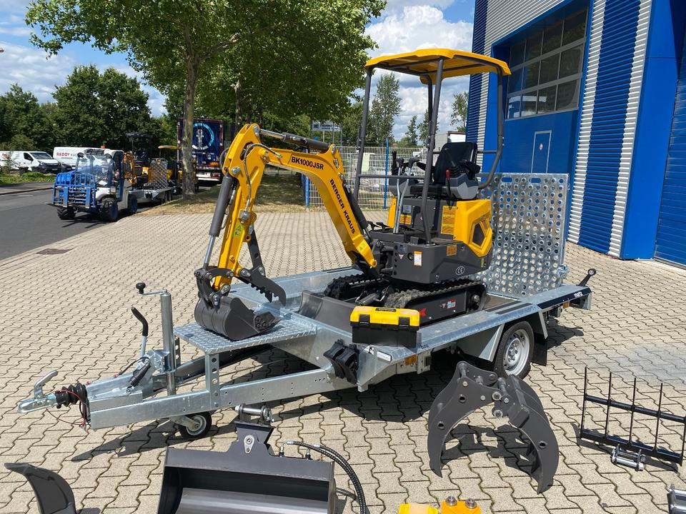 Minibagger BK1000JSR + Tieflader + Zubehör *HERBSTAKTION*INKL.19% MWST*BERGER KRAUS*VERSTELLFAHRWERK* SOFORT!* - Mini excavator: picture 3 Minibagger BK1000JSR + Tieflader + Zubehör *HERBSTAKTION*INKL.19% MWST*BERGER KRAUS*VERSTELLFAHRWERK* SOFORT!* - Mini excavator: picture 3