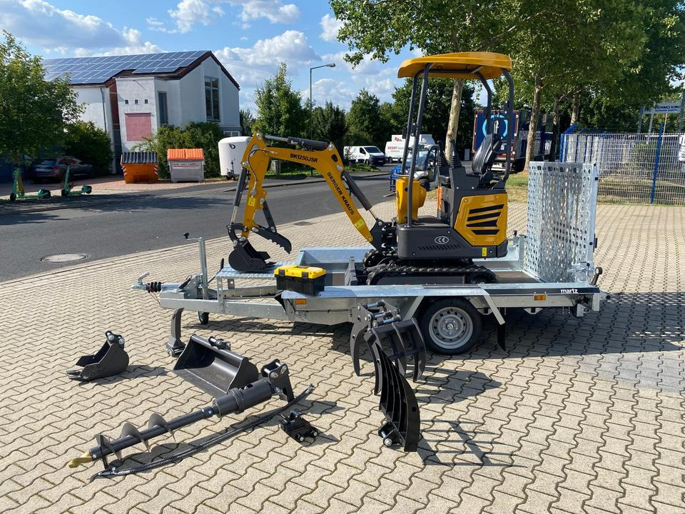 Minibagger BK1250JSR + Tieflader + Zubehör *INKL.19% MWST*BERGER KRAUS*VERSTELLFAHRWERK* KUBOTA*SOFORT!* - Mini excavator: picture 2 Minibagger BK1250JSR + Tieflader + Zubehör *INKL.19% MWST*BERGER KRAUS*VERSTELLFAHRWERK* KUBOTA*SOFORT!* - Mini excavator: picture 2
