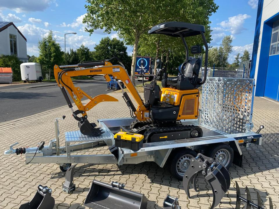 Minibagger BK1300JSR + Tieflader + Zubehör *INKL.19% MWST*BERGER KRAUS*VERSTELLFAHRWERK* KUBOTA*SOFORT!* - Mini excavator: picture 4 Minibagger BK1300JSR + Tieflader + Zubehör *INKL.19% MWST*BERGER KRAUS*VERSTELLFAHRWERK* KUBOTA*SOFORT!* - Mini excavator: picture 4