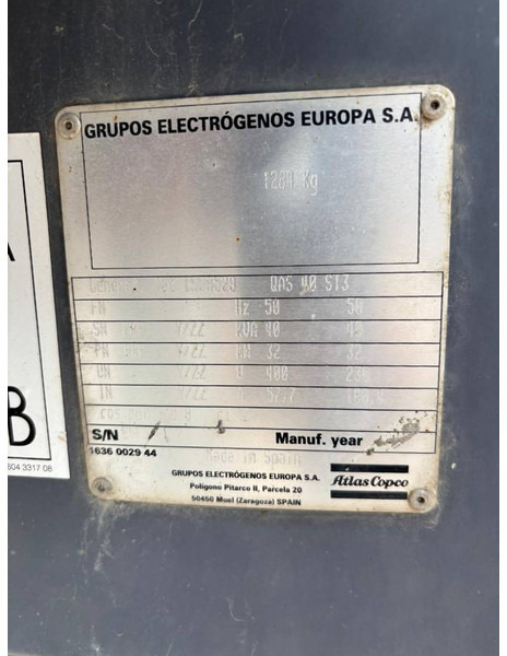 Atlas-Copco QAS 40 ST3 - Generator set: picture 5 Atlas-Copco QAS 40 ST3 - Generator set: picture 5