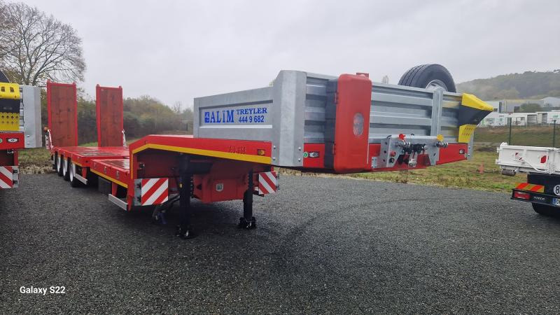 Alim trailer EXTENSIBLE ET TABLE ELEVATRICE 3 ESSIEUX - Low loader semi-trailer: picture 3 Alim trailer EXTENSIBLE ET TABLE ELEVATRICE 3 ESSIEUX - Low loader semi-trailer: picture 3