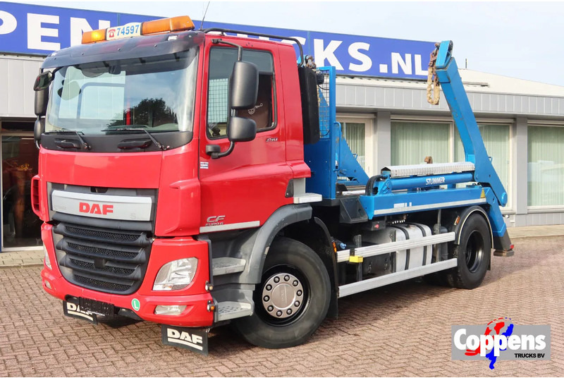 DAF CF 290 Portaalarm, Kipper, Abzetts kipper. Stummer HPG 12T PERFECT CONDITION - Skip loader truck: picture 1 DAF CF 290 Portaalarm, Kipper, Abzetts kipper. Stummer HPG 12T PERFECT CONDITION - Skip loader truck: picture 1