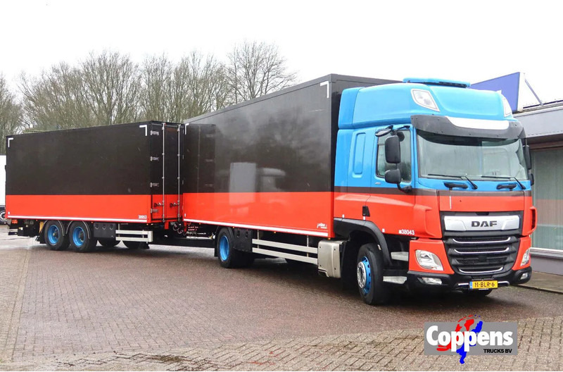 DAF CF 410 Bakwagen + Trailer 2x DHollandia 2000kg 5 stuks in voorraad!! - Box truck: picture 1 DAF CF 410 Bakwagen + Trailer 2x DHollandia 2000kg 5 stuks in voorraad!! - Box truck: picture 1