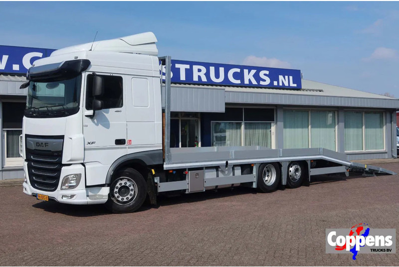 DAF XF 106.480 FAR 6x2 Oprijvrachtwagen slaapcabine + 2 bedden - Autotransporter truck: picture 1 DAF XF 106.480 FAR 6x2 Oprijvrachtwagen slaapcabine + 2 bedden - Autotransporter truck: picture 1