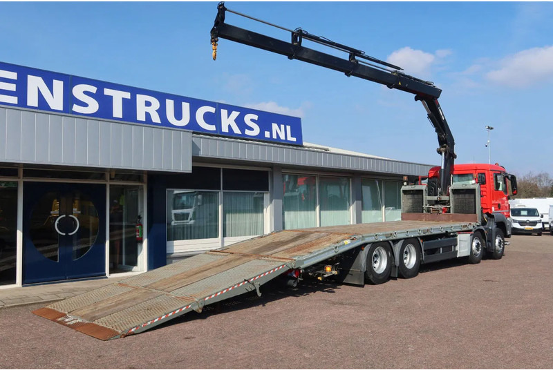 MAN TGS 35.360 8X2 Euro 6 Oprijwagen + HIAB 228 E 3 kraan. Radio grafisch + winch - Crane truck: picture 3 MAN TGS 35.360 8X2 Euro 6 Oprijwagen + HIAB 228 E 3 kraan. Radio grafisch + winch - Crane truck: picture 3