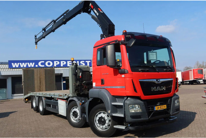 MAN TGS 35.360 8x2 Oprijwagen + HIAB 228 E 3 kraan. Radio grafisch + winch - Autotransporter truck, Crane truck: picture 2 MAN TGS 35.360 8x2 Oprijwagen + HIAB 228 E 3 kraan. Radio grafisch + winch - Autotransporter truck, Crane truck: picture 2