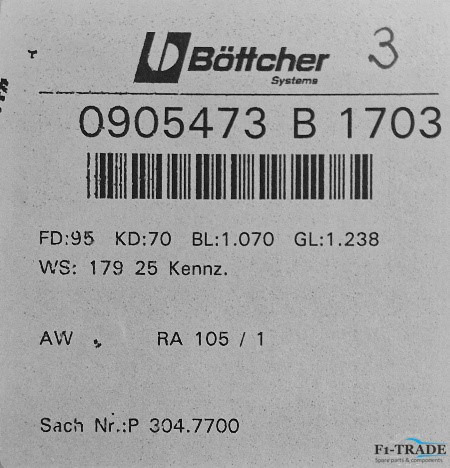 Böttcher KBA RA 105 - Spare parts for Printing machinery: picture 3 Böttcher KBA RA 105 - Spare parts for Printing machinery: picture 3