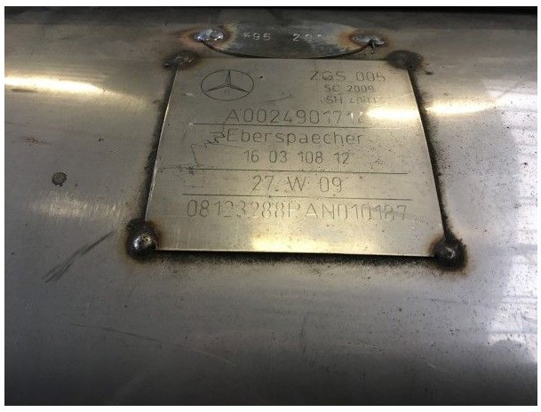 Katalysator EURO 5 Mercedes Vario, Atego - A0024901714 0024901714 - Catalytic converter for Truck: picture 5 Katalysator EURO 5 Mercedes Vario, Atego - A0024901714 0024901714 - Catalytic converter for Truck: picture 5