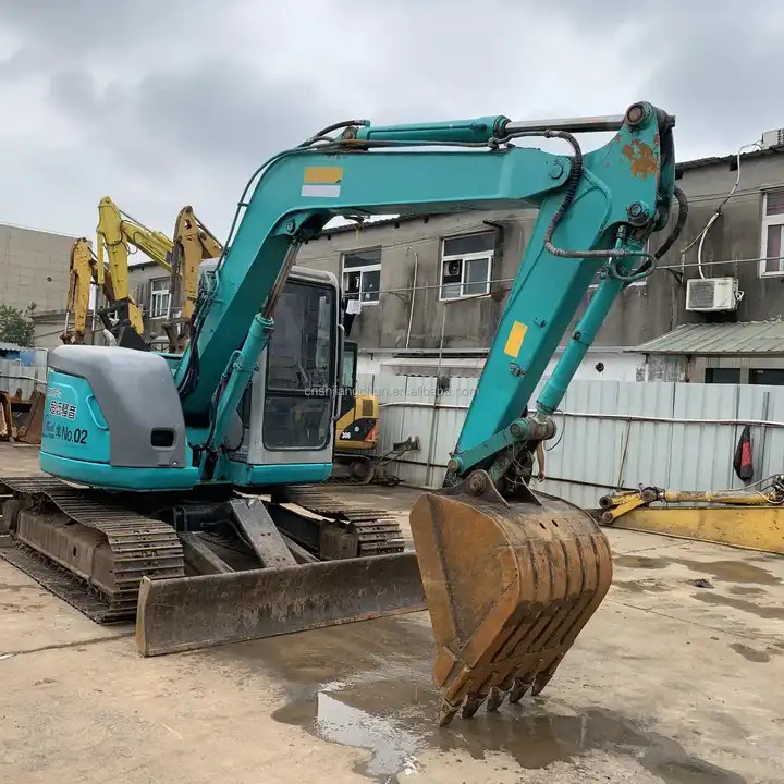 Used hydraulic Crawler Excavator Excavator Machine 7 Ton Kobelco SK75 Excavator good construction machinery for sale - Mini excavator: picture 1 Used hydraulic Crawler Excavator Excavator Machine 7 Ton Kobelco SK75 Excavator good construction machinery for sale - Mini excavator: picture 1