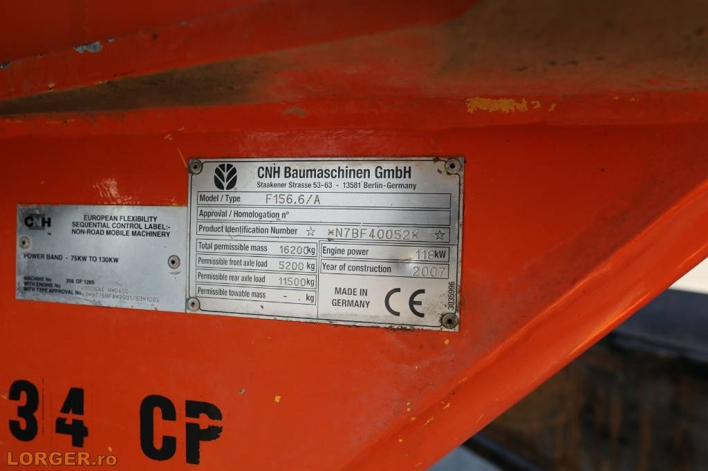 Leasing of New Holland F 156.6 A with 3D GPS System  New Holland F 156.6 A with 3D GPS System: picture 31