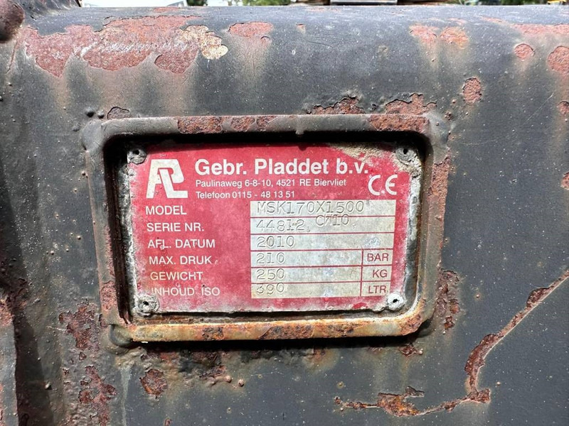 Pladdet CW10 tilt bucket / schwenklöffel / kantelbak graaf - Bucket for Construction machinery: picture 5 Pladdet CW10 tilt bucket / schwenklöffel / kantelbak graaf - Bucket for Construction machinery: picture 5