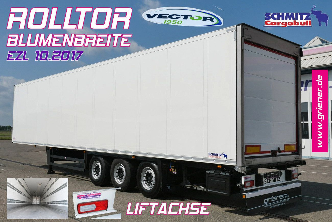 Schmitz Cargobull SKO 24/ROLLTOR /VECTOR 1950 / FP45 BLUMENBREITE - Closed box semi-trailer: picture 1 Schmitz Cargobull SKO 24/ROLLTOR /VECTOR 1950 / FP45 BLUMENBREITE - Closed box semi-trailer: picture 1