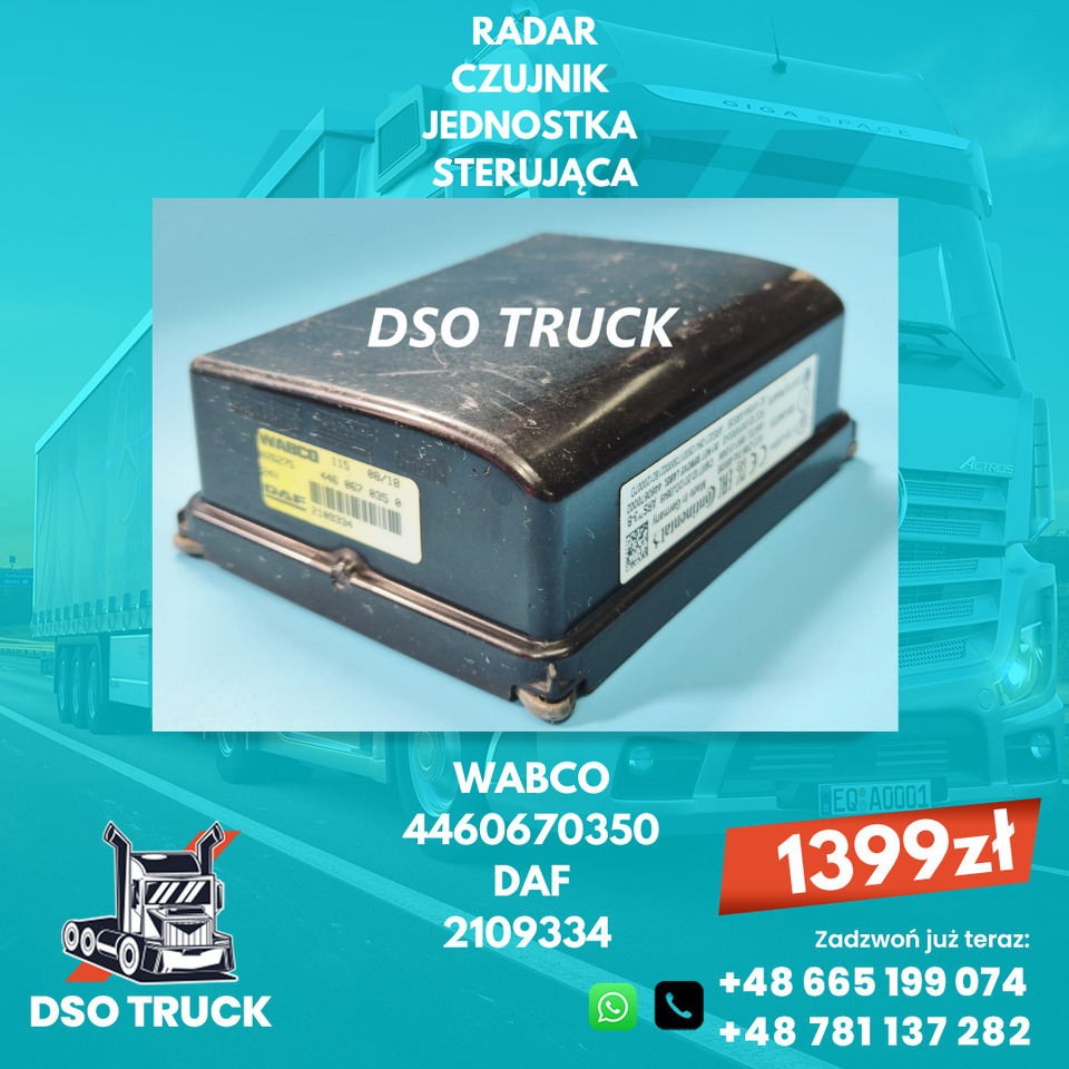 Radar Jednostka Sterujaca 2004330 2109334 DISTRONIC DAF XF - Spare parts: picture 2 Radar Jednostka Sterujaca 2004330 2109334 DISTRONIC DAF XF - Spare parts: picture 2