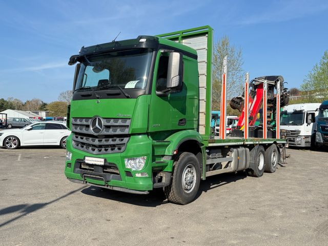 Mercedes-Benz Actros 2571 Holztransporter mit Kran - Timber truck, Crane truck: picture 3 Mercedes-Benz Actros 2571 Holztransporter mit Kran - Timber truck, Crane truck: picture 3