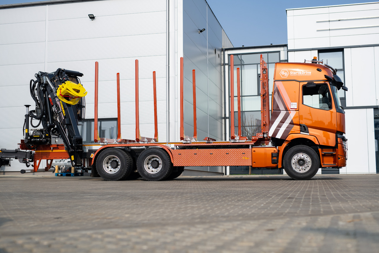 RENAULT TRUCKS C P6X4 Zabudowa do transportu drewna / Timber transport truck / Holztransportwagen/Camion de transport lemn - Timber truck, Electric truck: picture 1 RENAULT TRUCKS C P6X4 Zabudowa do transportu drewna / Timber transport truck / Holztransportwagen/Camion de transport lemn - Timber truck, Electric truck: picture 1