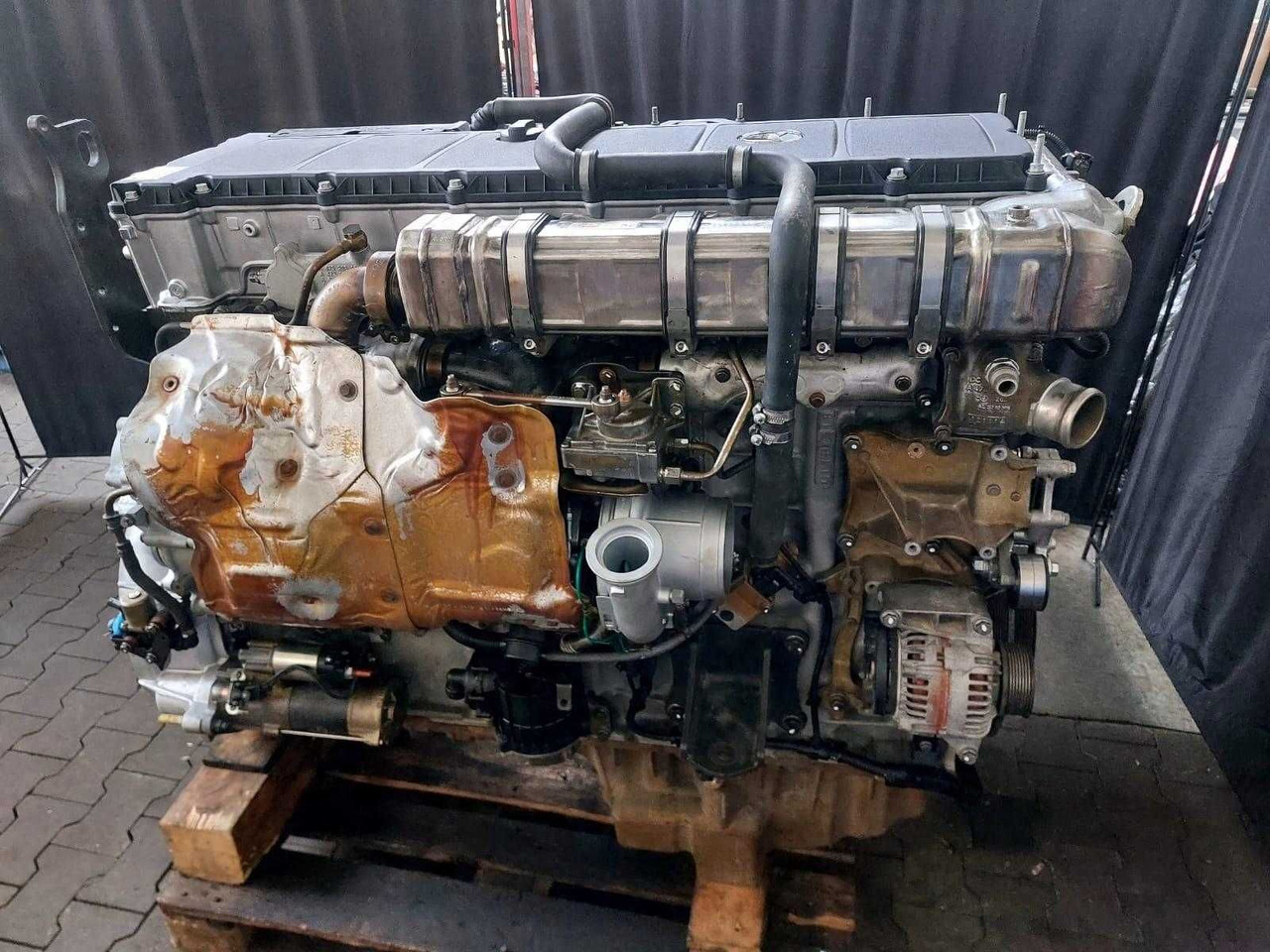 Silnik Mercedes OM 473 mp4 Setra Class Jaguar MTU Holmer ROPA Wirtgen - Engine for Truck: picture 1 Silnik Mercedes OM 473 mp4 Setra Class Jaguar MTU Holmer ROPA Wirtgen - Engine for Truck: picture 1