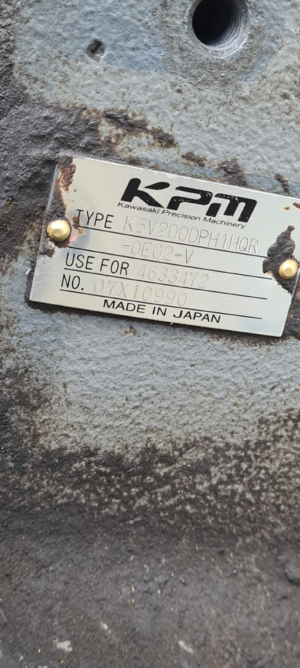 Kawasaki Good-used main hydraulic pump assembly Kawasaki K5V200DPHTHQR for HITACHI ZX470-3 - Hydraulic pump for Excavator: picture 5 Kawasaki Good-used main hydraulic pump assembly Kawasaki K5V200DPHTHQR for HITACHI ZX470-3 - Hydraulic pump for Excavator: picture 5