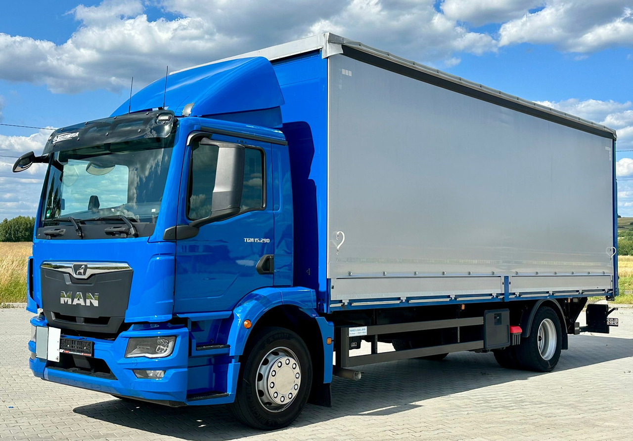 MAN TGM 15.290 / FIRANKA / WINDA / AUTOMAT / 2021 ROK / 18 EUROPALET / 15 T DMC - Curtainsider truck: picture 2 MAN TGM 15.290 / FIRANKA / WINDA / AUTOMAT / 2021 ROK / 18 EUROPALET / 15 T DMC - Curtainsider truck: picture 2