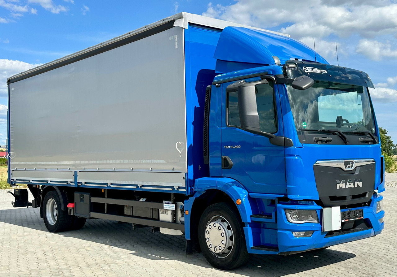 MAN TGM 15.290 / FIRANKA / WINDA / AUTOMAT / 2021 ROK / 18 EUROPALET / 15 T DMC - Curtainsider truck: picture 1 MAN TGM 15.290 / FIRANKA / WINDA / AUTOMAT / 2021 ROK / 18 EUROPALET / 15 T DMC - Curtainsider truck: picture 1