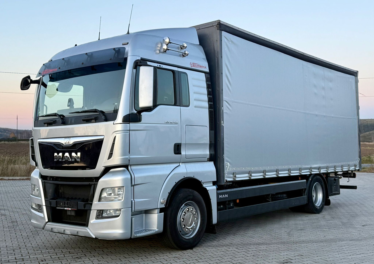 MAN TGX 18.400 / FIRANKA / KONTENER / NISKI PRZEBIEG / EURO 6 / AUTOMAT / SYPIALKA / 2016 ROK - Curtainsider truck: picture 2 MAN TGX 18.400 / FIRANKA / KONTENER / NISKI PRZEBIEG / EURO 6 / AUTOMAT / SYPIALKA / 2016 ROK - Curtainsider truck: picture 2