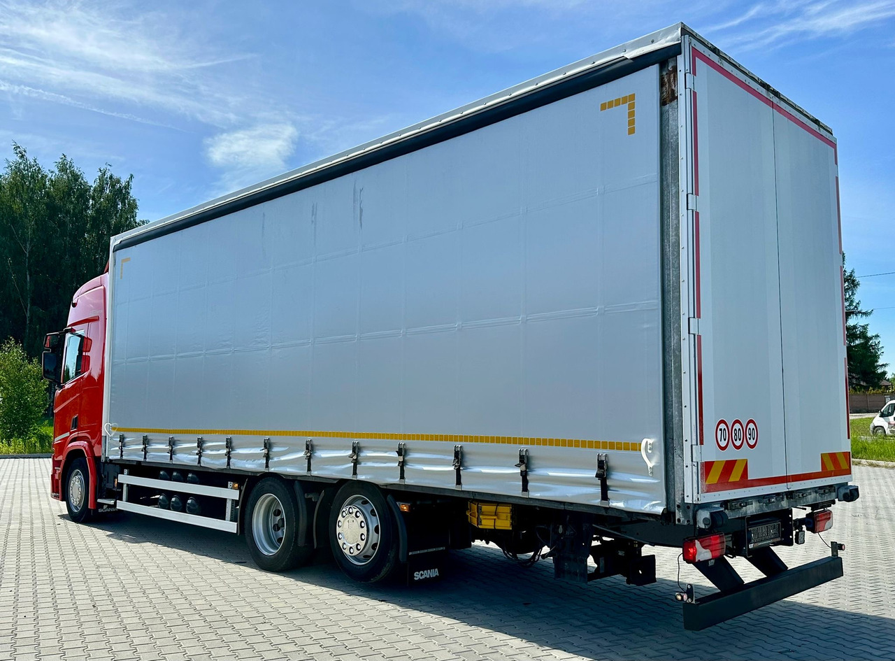 SCANIA R410 / FIRANKA / 21 EUROPALET / 8.5 M DŁUGOŚCI / 6x2 / PODWIESZA - Curtainsider truck: picture 3 SCANIA R410 / FIRANKA / 21 EUROPALET / 8.5 M DŁUGOŚCI / 6x2 / PODWIESZA - Curtainsider truck: picture 3