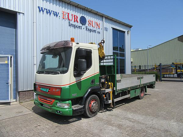 DAF DAF FA LF 45.160 & HIAB crane. - Dropside/ Flatbed truck, Crane truck: picture 1 DAF DAF FA LF 45.160 & HIAB crane. - Dropside/ Flatbed truck, Crane truck: picture 1
