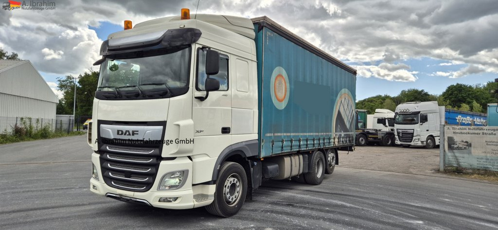 Daf XF 450 FAR 6x2, Liftachse Schiebeplane, Edscha - Curtainsider truck: picture 1 Daf XF 450 FAR 6x2, Liftachse Schiebeplane, Edscha - Curtainsider truck: picture 1
