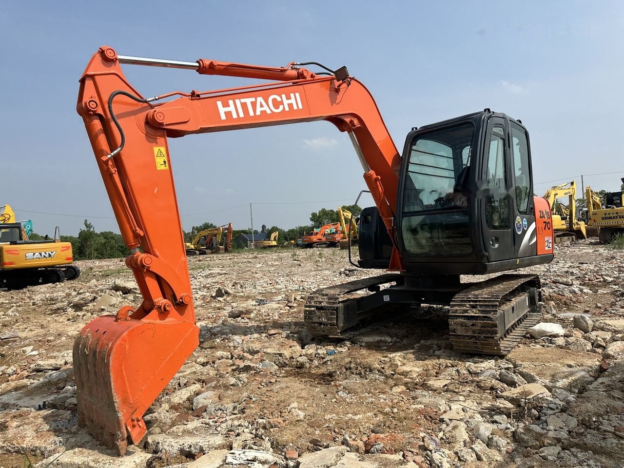 Hitachi ZX70 - Mini excavator: picture 1 Hitachi ZX70 - Mini excavator: picture 1