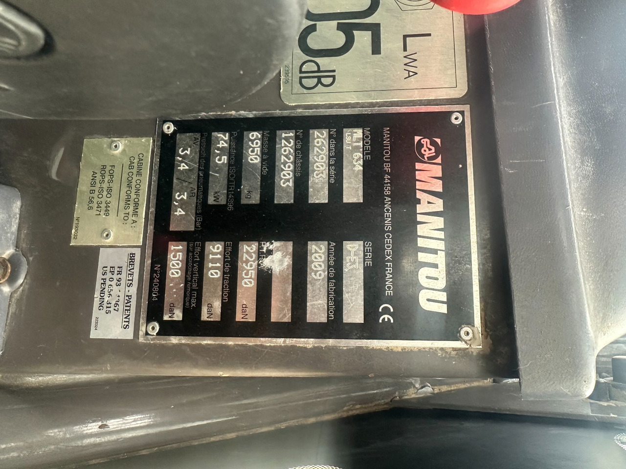 Telescopic handler Manitou MLT634 LSU: picture 15