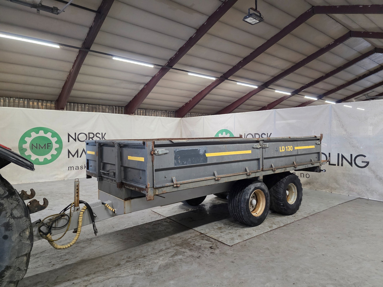 Dropside/ Flatbed trailer Sami LD 130: picture 1