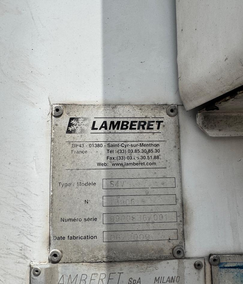 Semirimorchio Frigo Lamberet 2009 / Thermoking SLX - Other machinery: picture 5 Semirimorchio Frigo Lamberet 2009 / Thermoking SLX - Other machinery: picture 5
