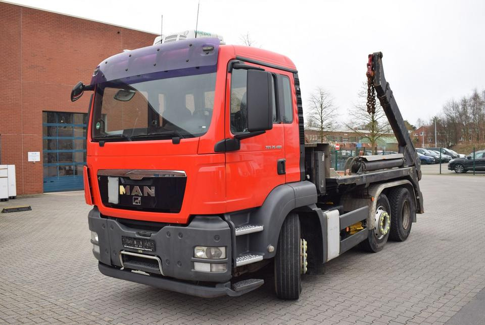 MAN TGS 26.400 6x2 Meiller Vorlaufachse Dachklima - Skip loader truck: picture 1 MAN TGS 26.400 6x2 Meiller Vorlaufachse Dachklima - Skip loader truck: picture 1