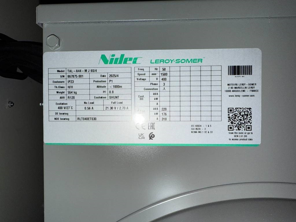 Cummins 6CTAA8.3-G2 - 220 kVA Generator - DPX-19840 - Generator set: picture 5 Cummins 6CTAA8.3-G2 - 220 kVA Generator - DPX-19840 - Generator set: picture 5