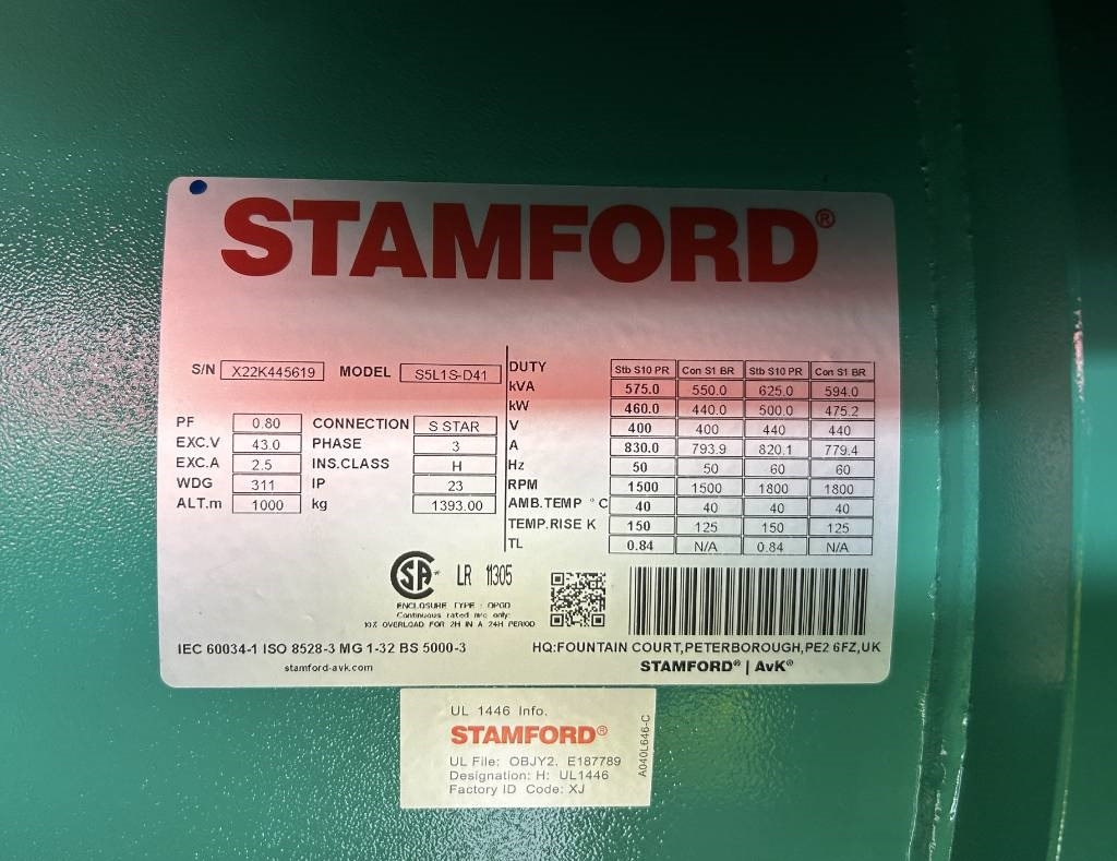 Generator set Cummins C550D5 - 550 kVA Generator - DPX-12642: picture 14