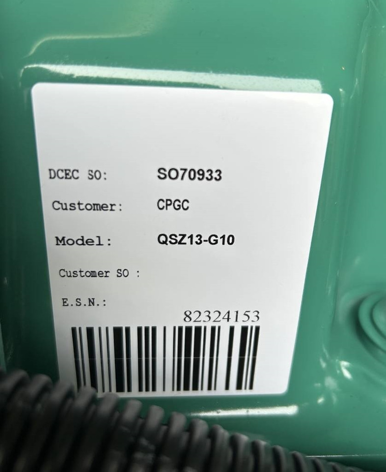 Generator set Cummins C550D5 - 550 kVA Generator - DPX-12642: picture 11