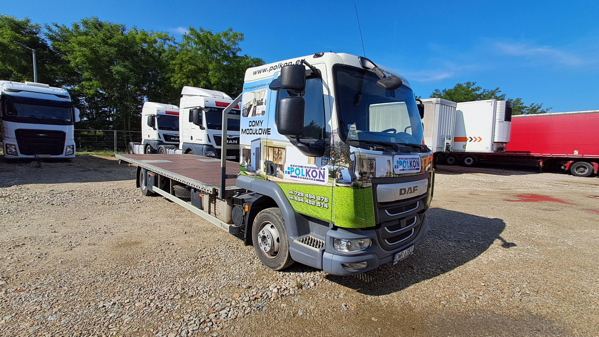 DAF LF230 FA 108/ZPL + NACZEPA REDOS - Dropside/ Flatbed truck: picture 1 DAF LF230 FA 108/ZPL + NACZEPA REDOS - Dropside/ Flatbed truck: picture 1