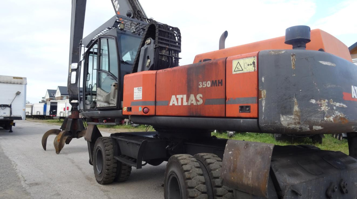 Maszyna przeładunkowa ATLAS 350MH - 2013/2018 - 166kW - 15,9m zasięgu - Waste/ Industry handler: picture 2 Maszyna przeładunkowa ATLAS 350MH - 2013/2018 - 166kW - 15,9m zasięgu - Waste/ Industry handler: picture 2