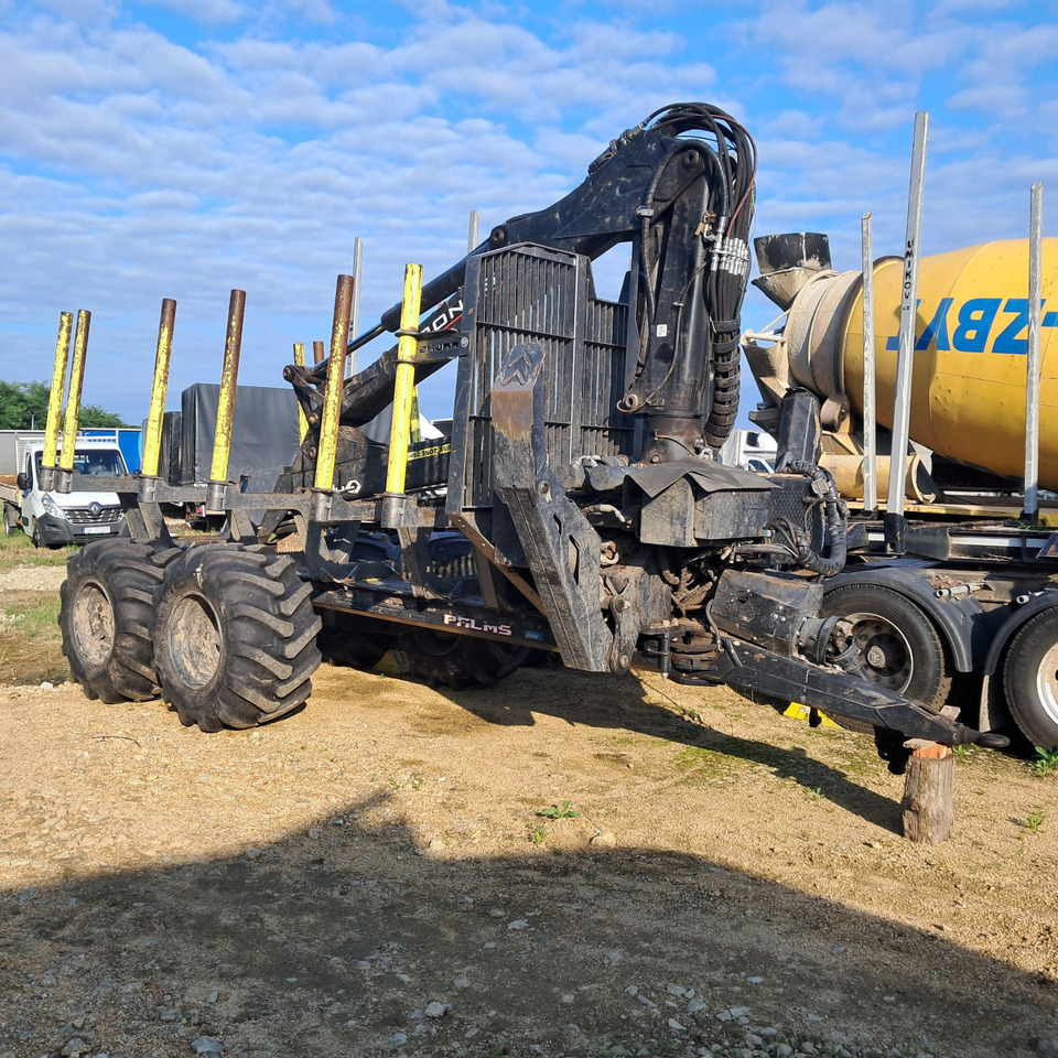 ZESTAW DO ZRYWKI PALMS 15U nr 24755 + ŻURAW KRONOS GRIPTO 1009 - PRZYCZEPA DO ZRYWKI DREWNA - LEŚNA - Timber trailer: picture 1 ZESTAW DO ZRYWKI PALMS 15U nr 24755 + ŻURAW KRONOS GRIPTO 1009 - PRZYCZEPA DO ZRYWKI DREWNA - LEŚNA - Timber trailer: picture 1