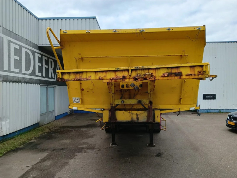 Tipper semi-trailer Marrel Hydrauliek 2 Axle Steel Tipper, 8 Tyres  , Spring Suspension , Drum Brakes: picture 6