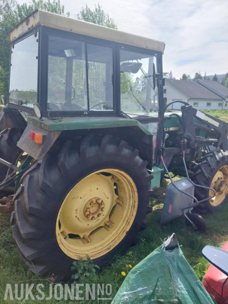 1980 John Deere 3140 4x4 6L motor med 100 hk MED LASTER SKUFFE OG SNØFRES - Farm tractor: picture 2 1980 John Deere 3140 4x4 6L motor med 100 hk MED LASTER SKUFFE OG SNØFRES - Farm tractor: picture 2